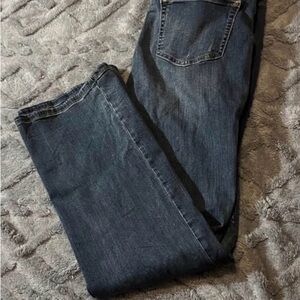 Belle by Kim Gravel Dark Blue Straight Jeans